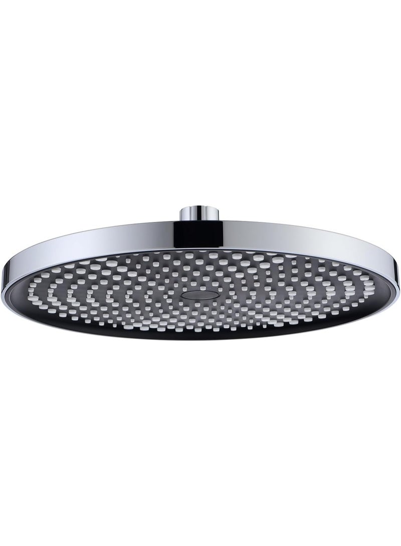 Luxury 10-Inch Round Rainfall Shower Head, Large 254mm Overhead Showerhead with 264 Anti-Clog Nozzles, High Pressure Micro-Droplet Technology, Adjustable Swivel Joint, Easy Tool-Free Installation - Image 1